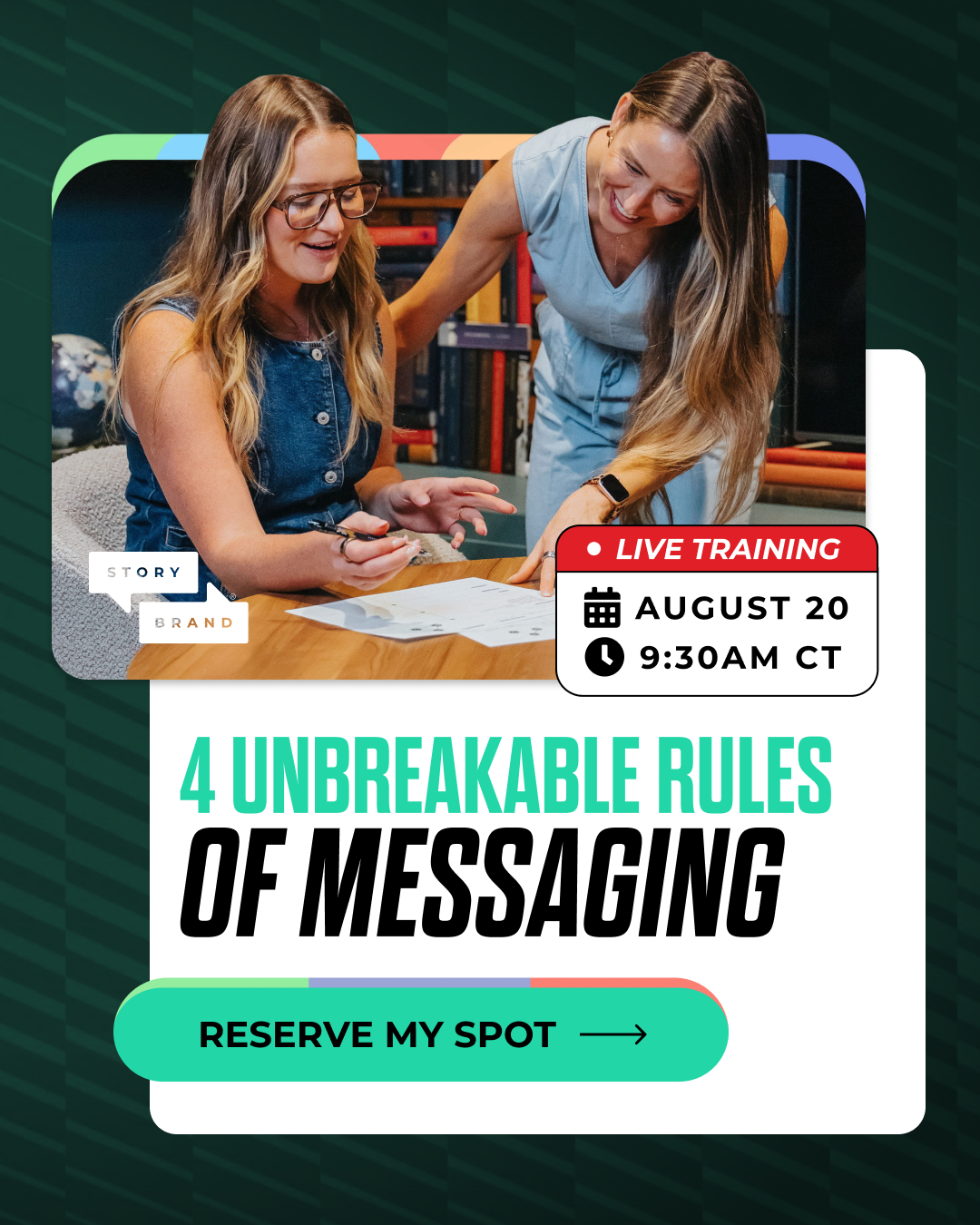 StoryBrand Facebook ad