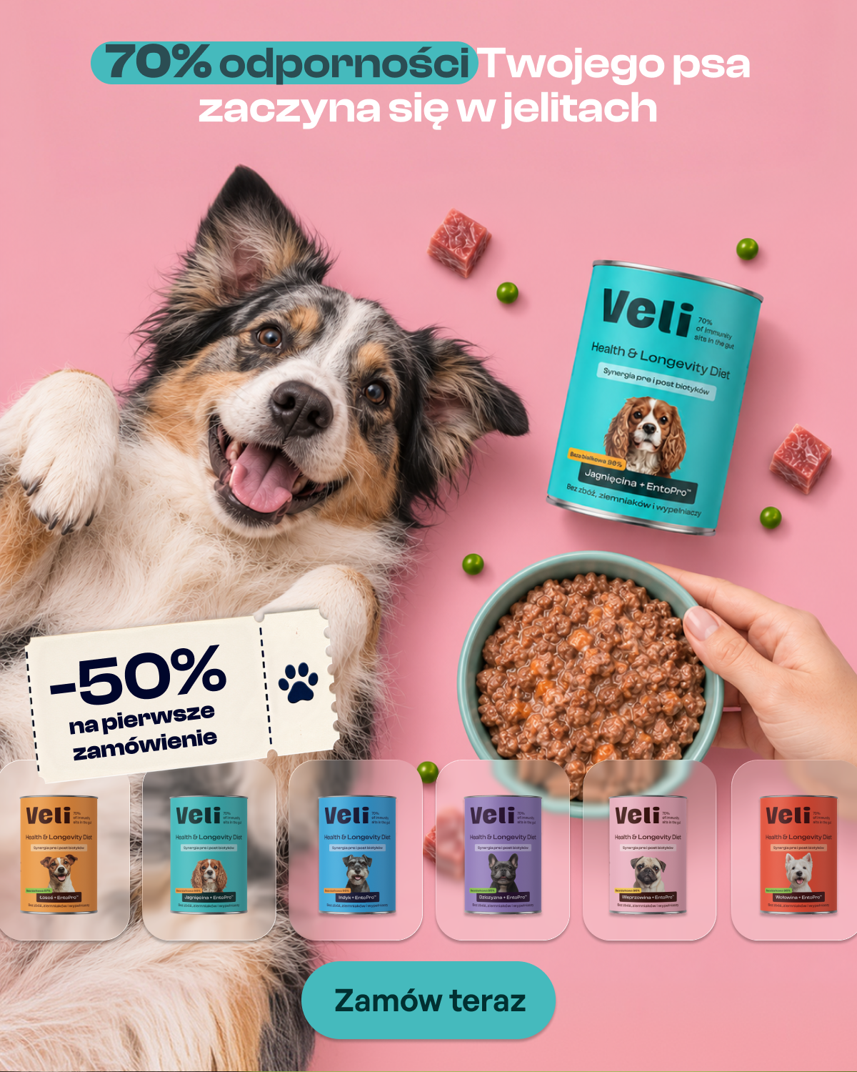 VeliPet Facebook ad