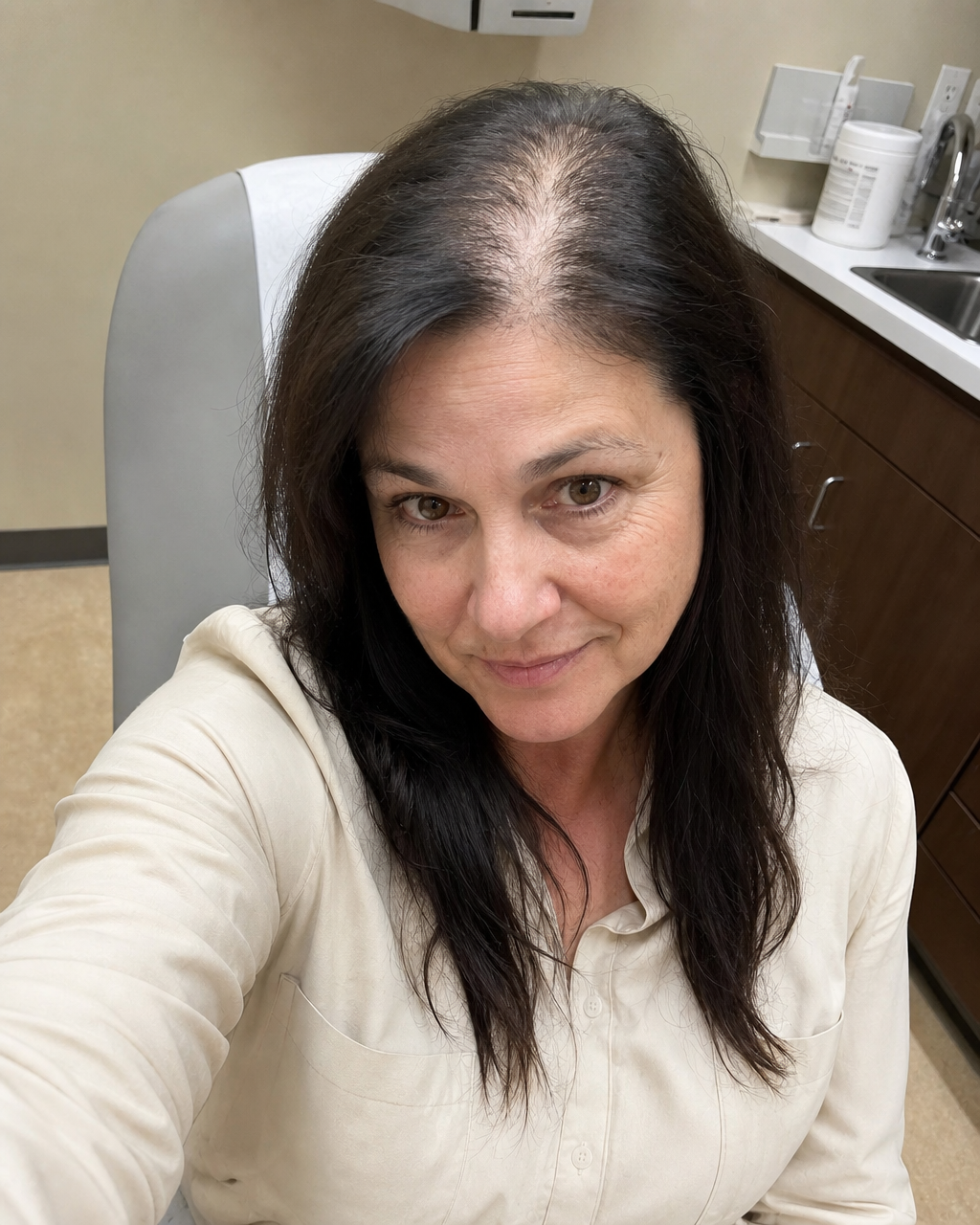 Dr Jennifer Miller Facebook ad: GLP-1 gave you your body back. Then it took your crown.