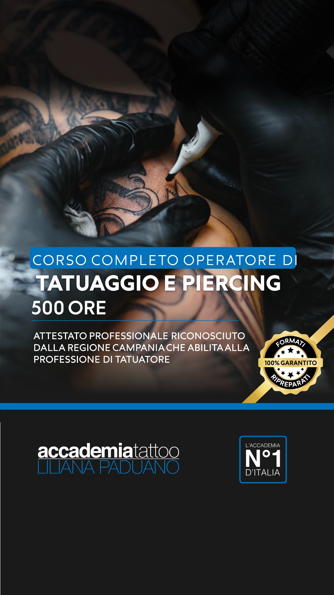Accademia Tattoo Liliana Paduano Facebook ad: 𝐂𝐨𝐫𝐬𝐨 𝐂𝐨𝐦𝐩𝐥𝐞𝐭𝐨 𝐎𝐩𝐞𝐫𝐚𝐭𝐨𝐫𝐞 𝐝𝐢…