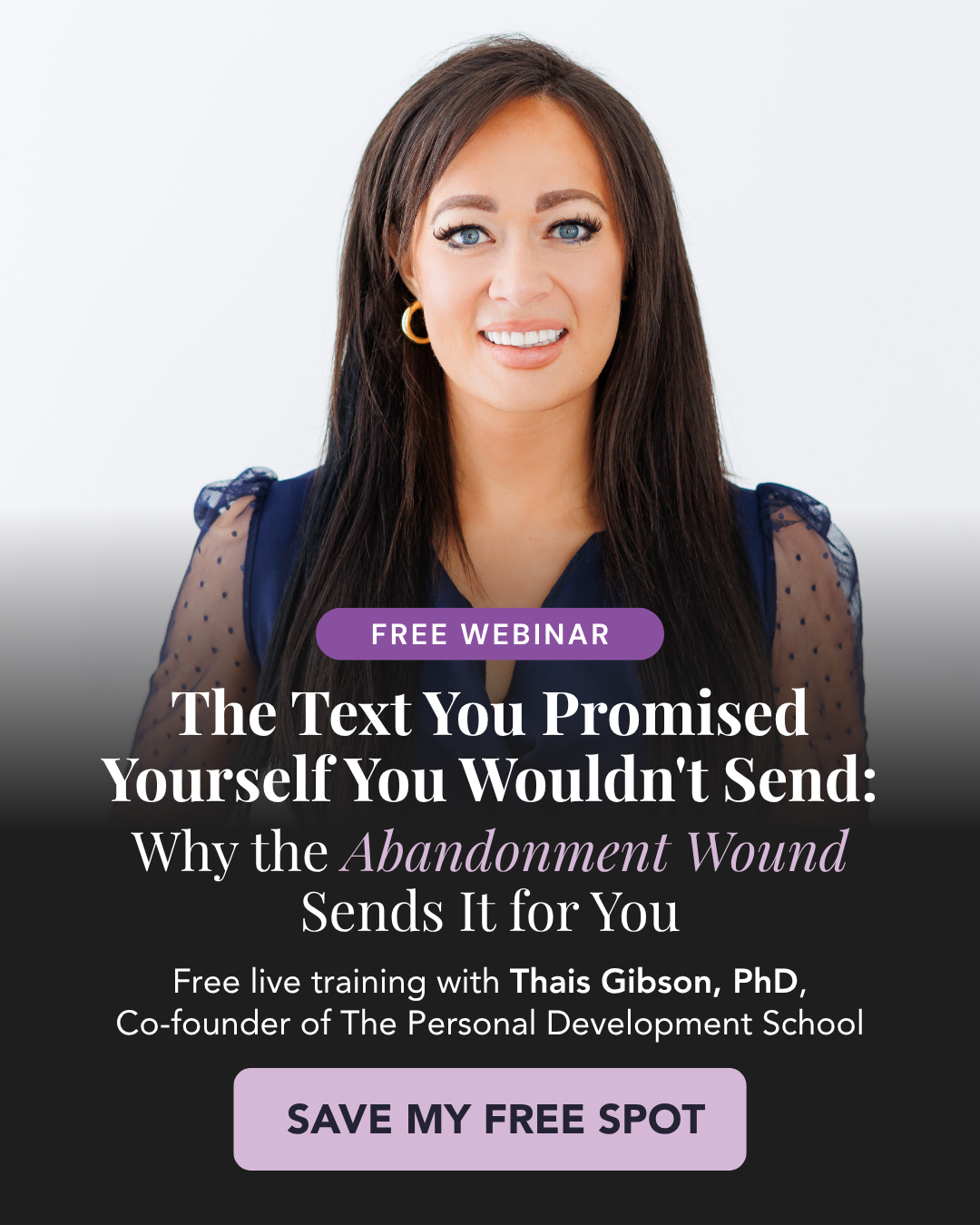 The Personal Development School Facebook ad
