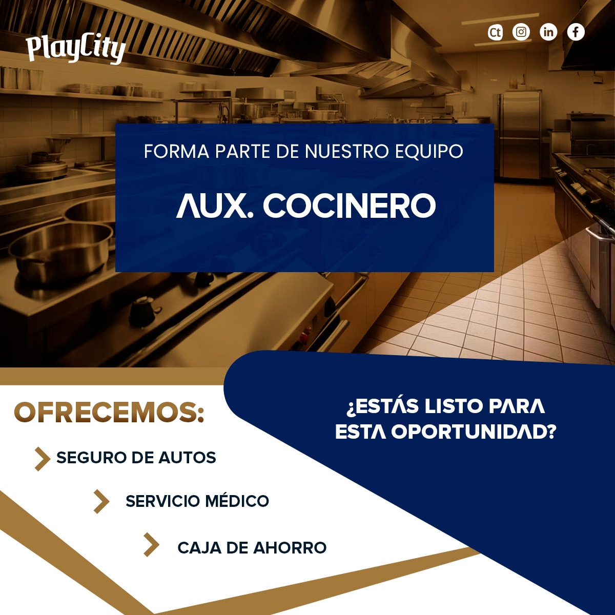 PlayCity Talento Antara Facebook ad: Chatea con nosotros