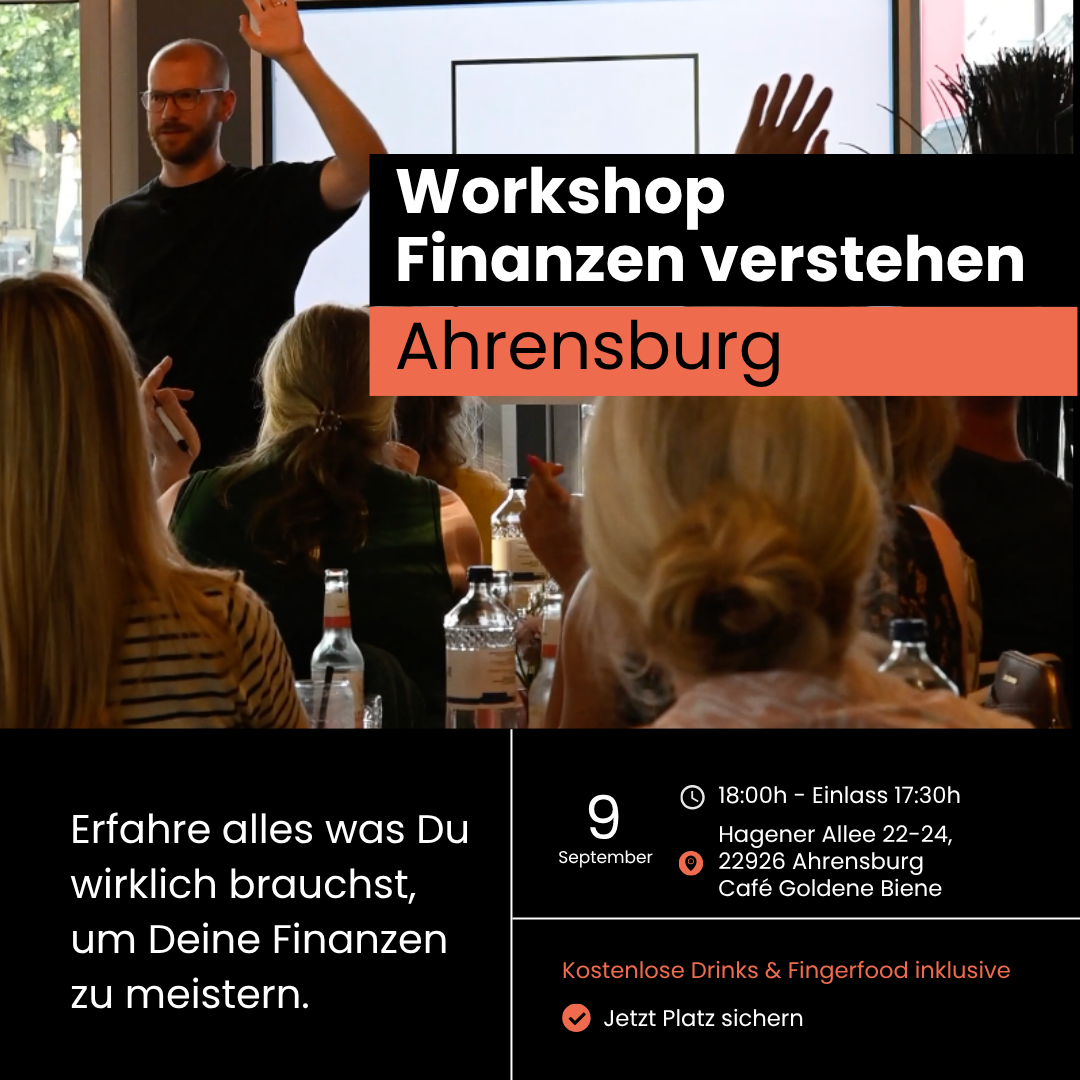 Investhafen Facebook ad: Kostenloser Workshop: Vermögensaufbau mit ETFs & Immobilien!