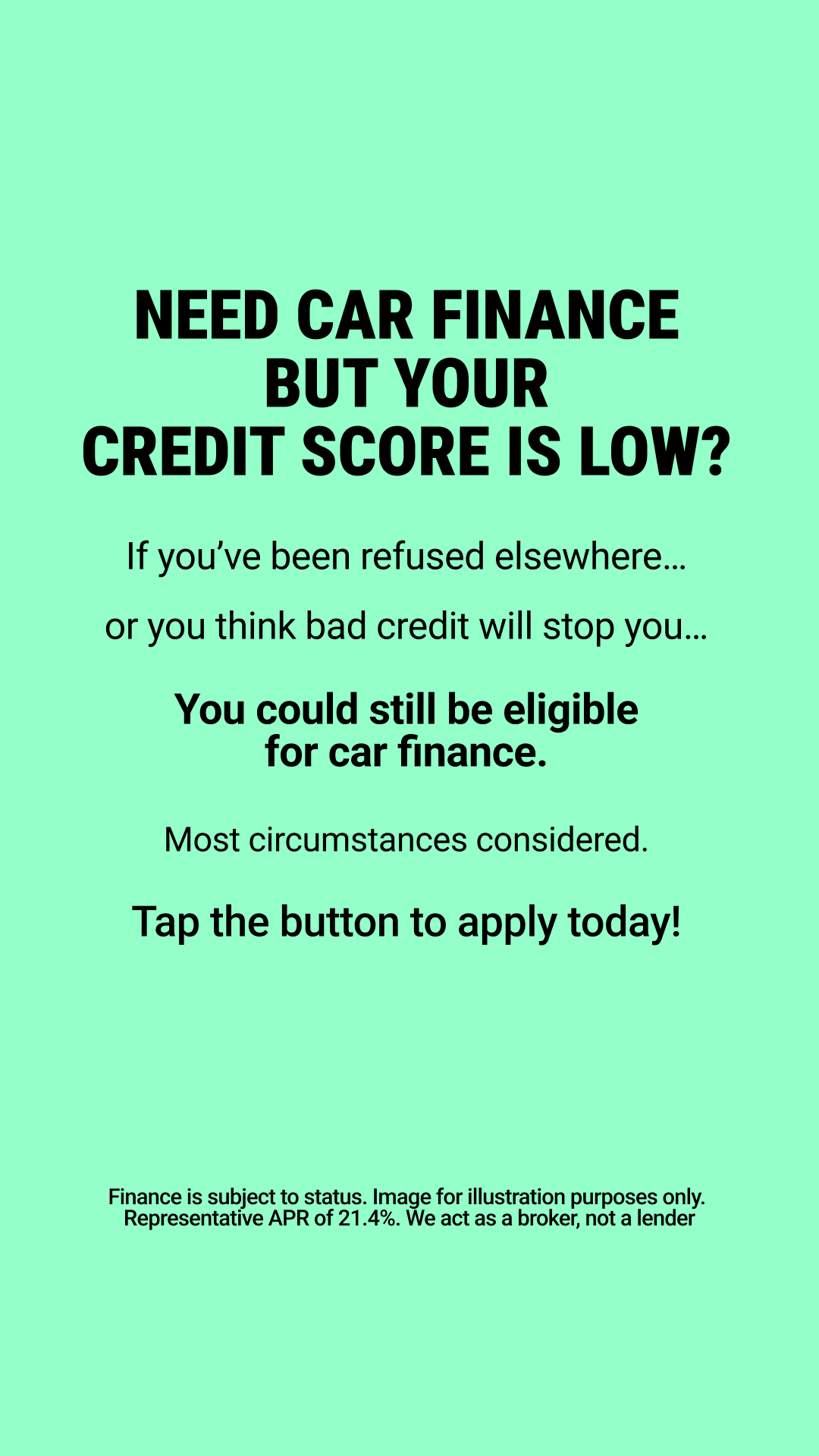 Easy carloans Facebook ad