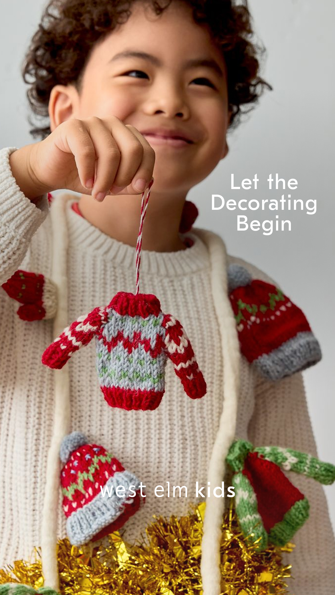 West Elm Kids Facebook ad: Explore the Holiday Shop