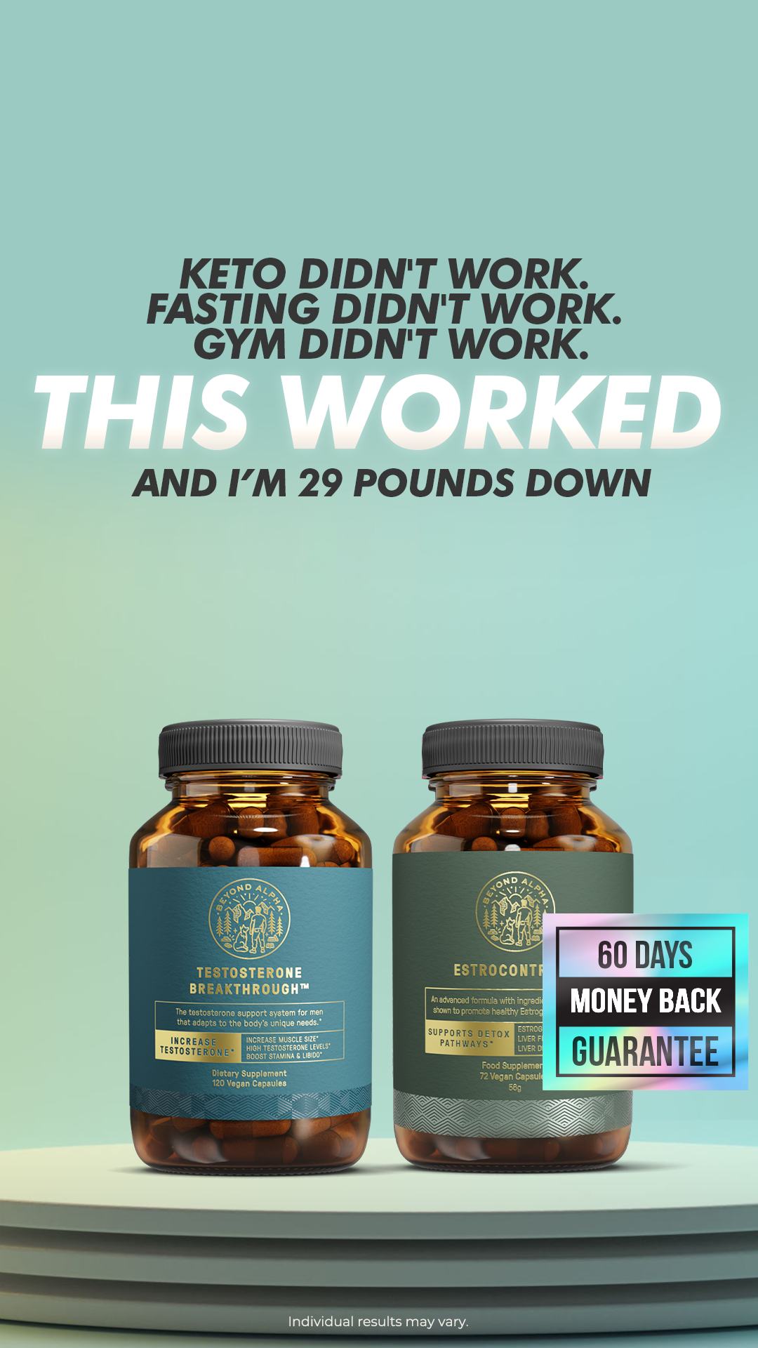 Beyond Alpha Facebook ad