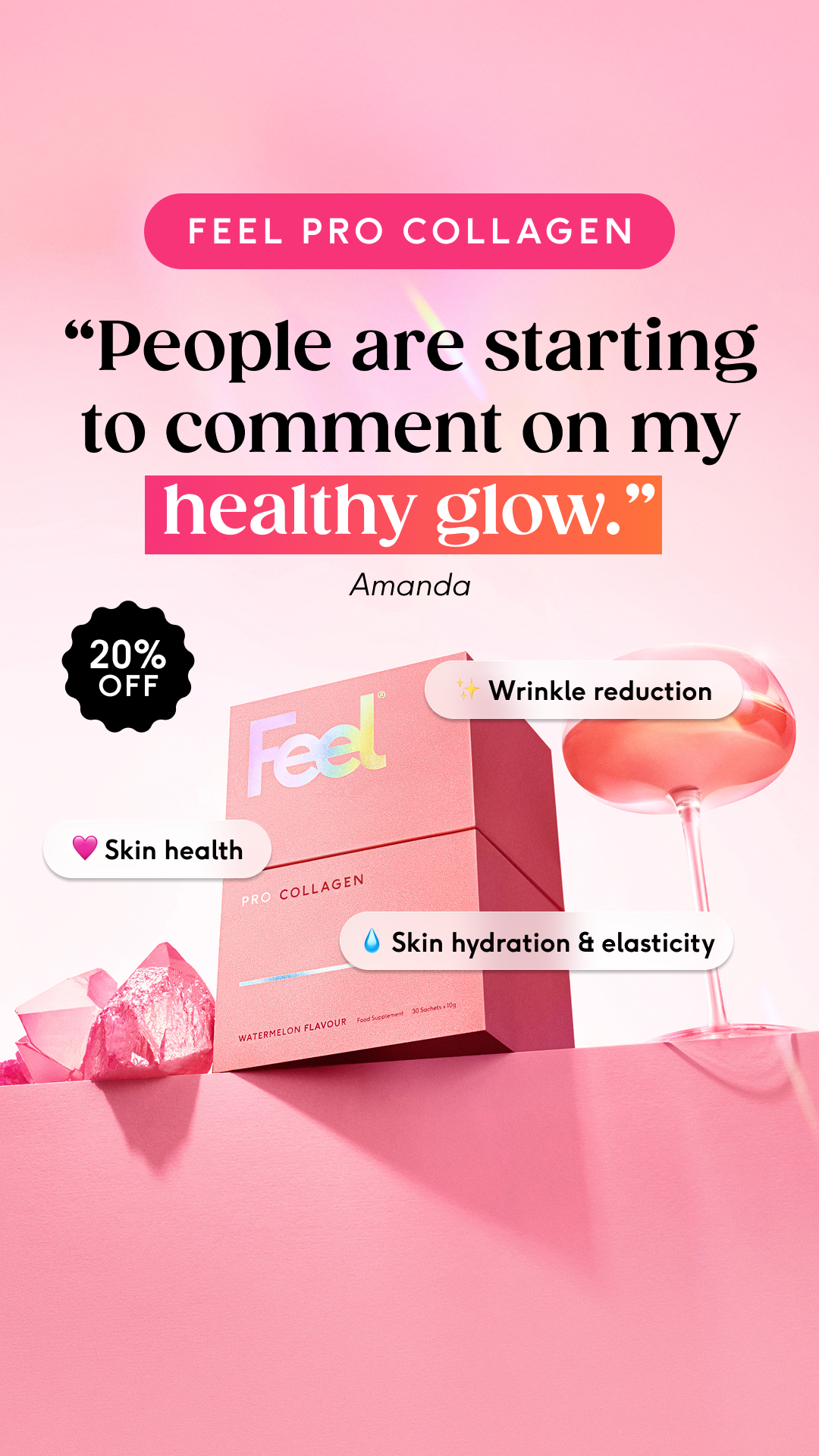 Feel Facebook ad