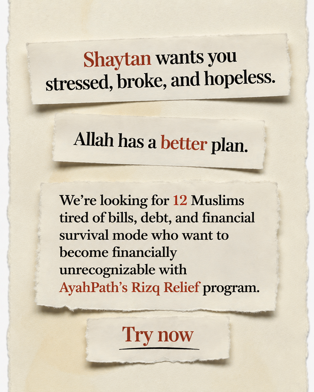 Imam Advice Daily Facebook ad