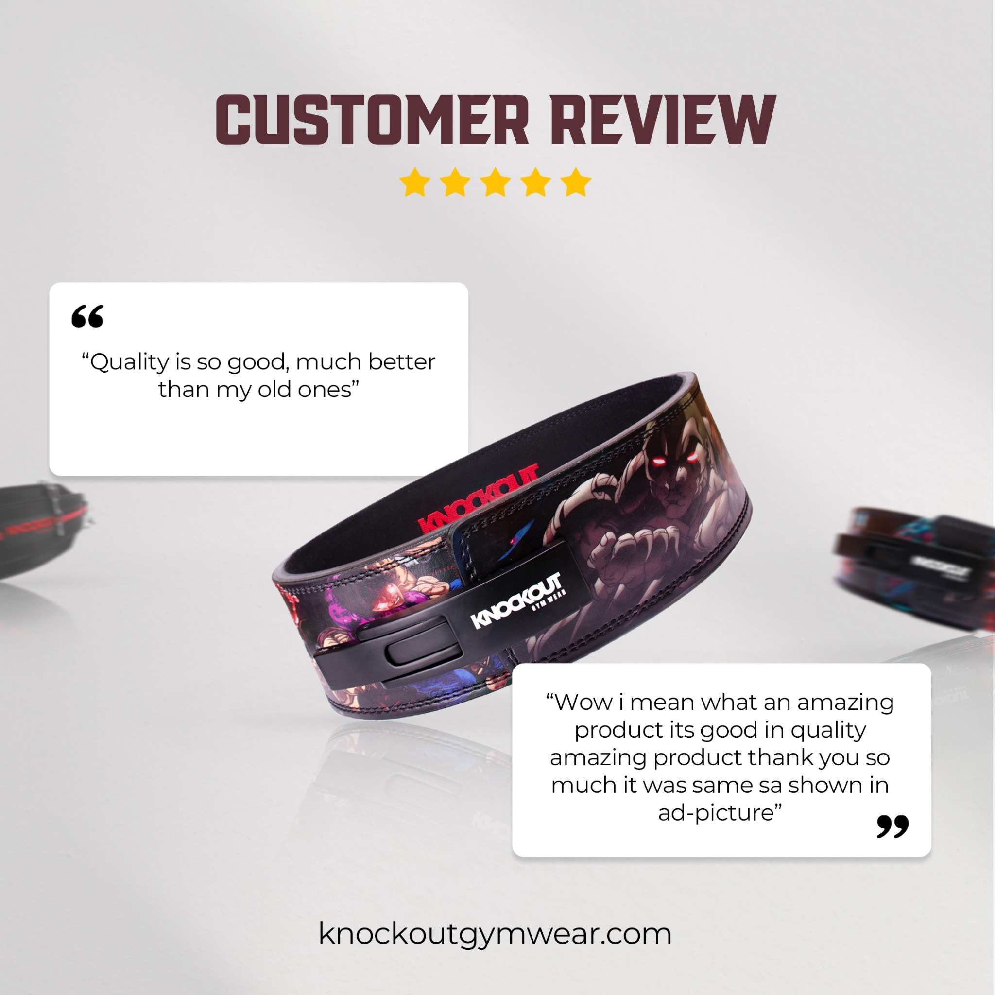 Knockout Gymwear Facebook ad