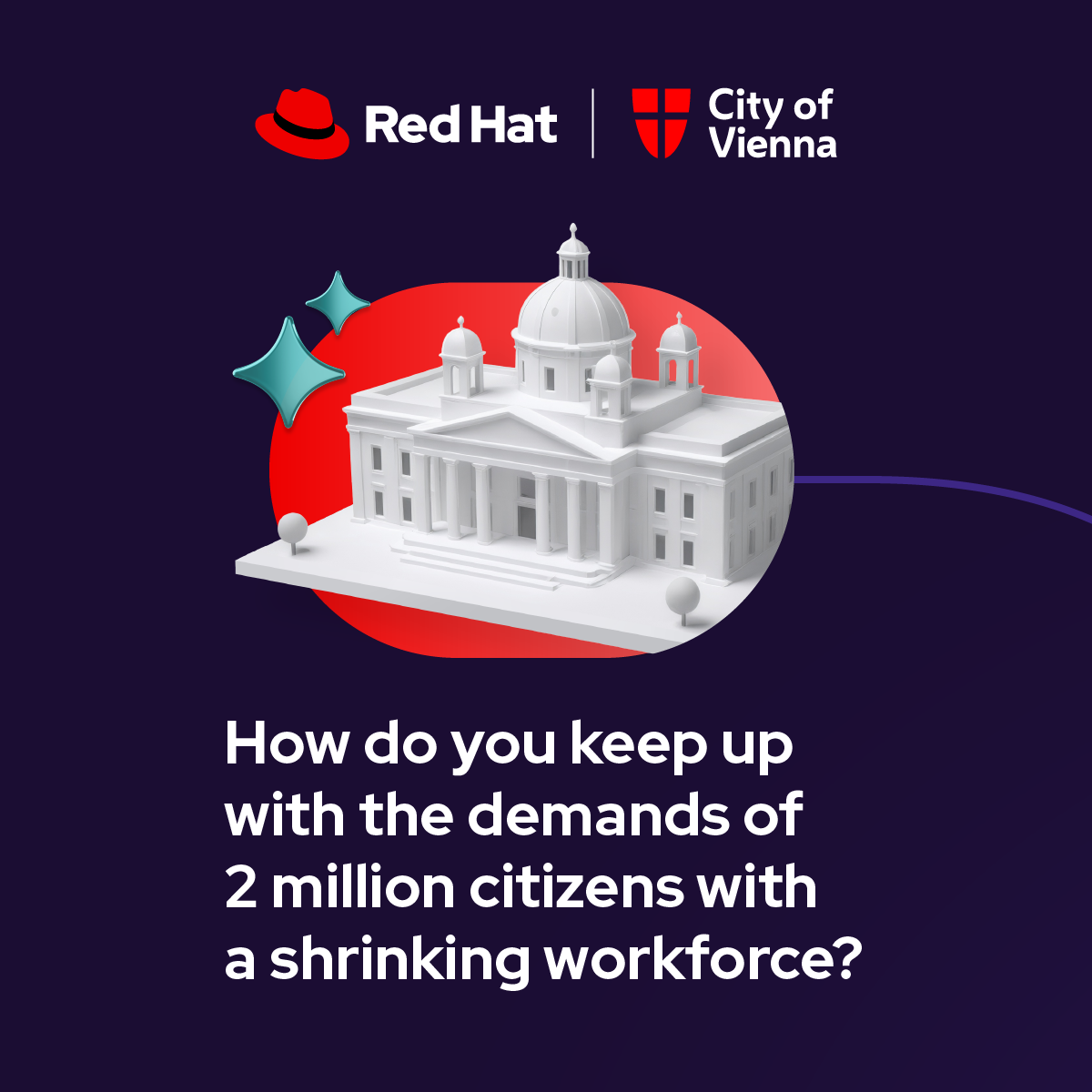 Red Hat Facebook ad: Build AI that understands your business-from city hall…