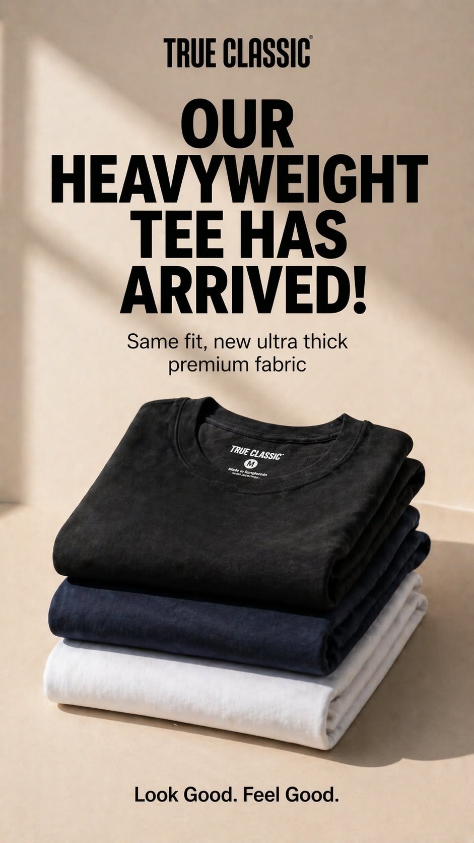 True Classic Facebook ad