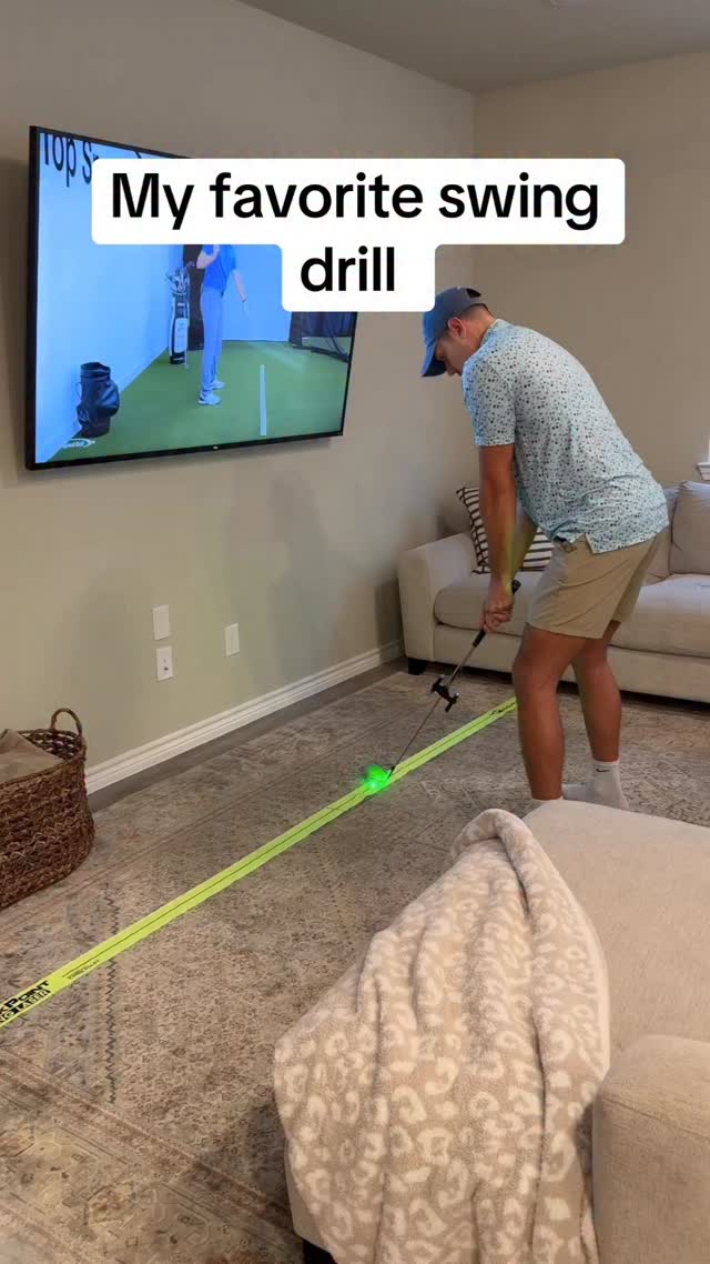 EyeLine Golf Facebook ad: The best way to practice at home