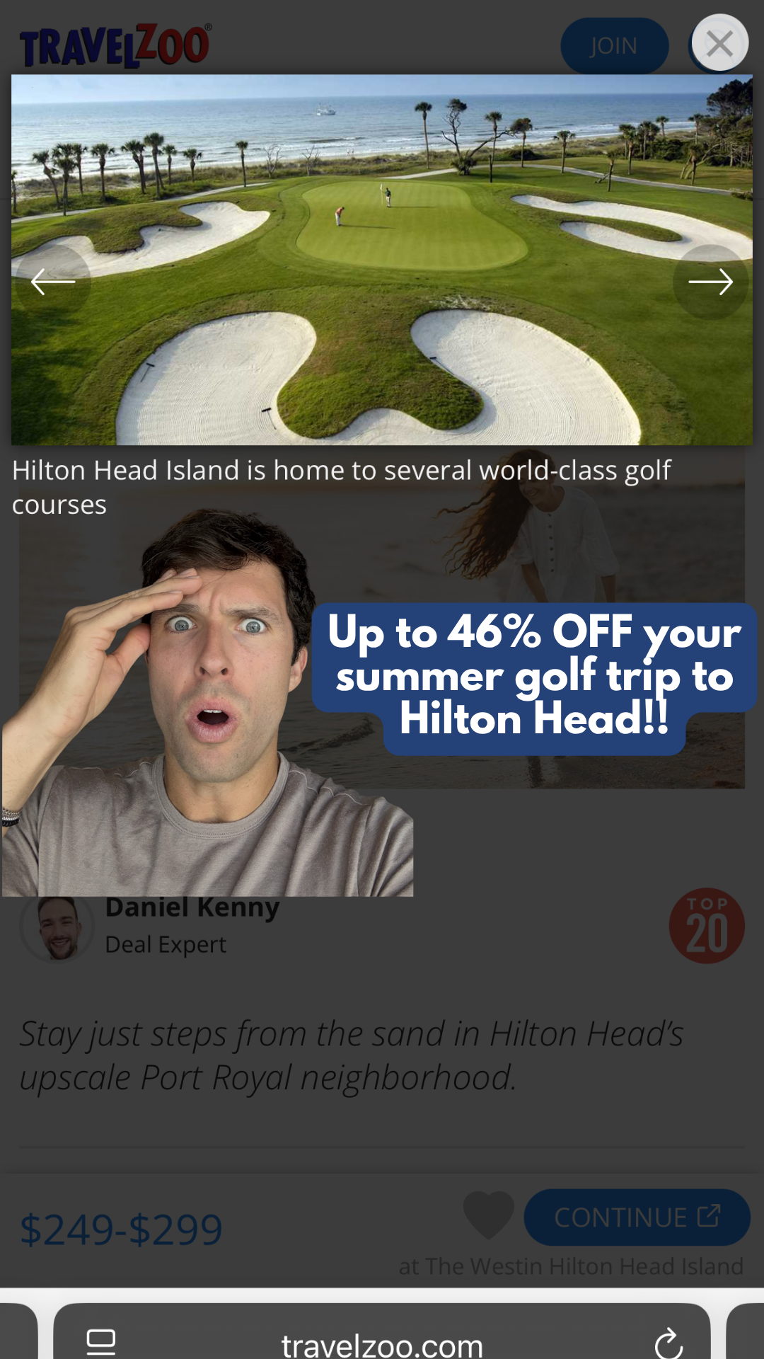 Josh Hublitz Facebook ad