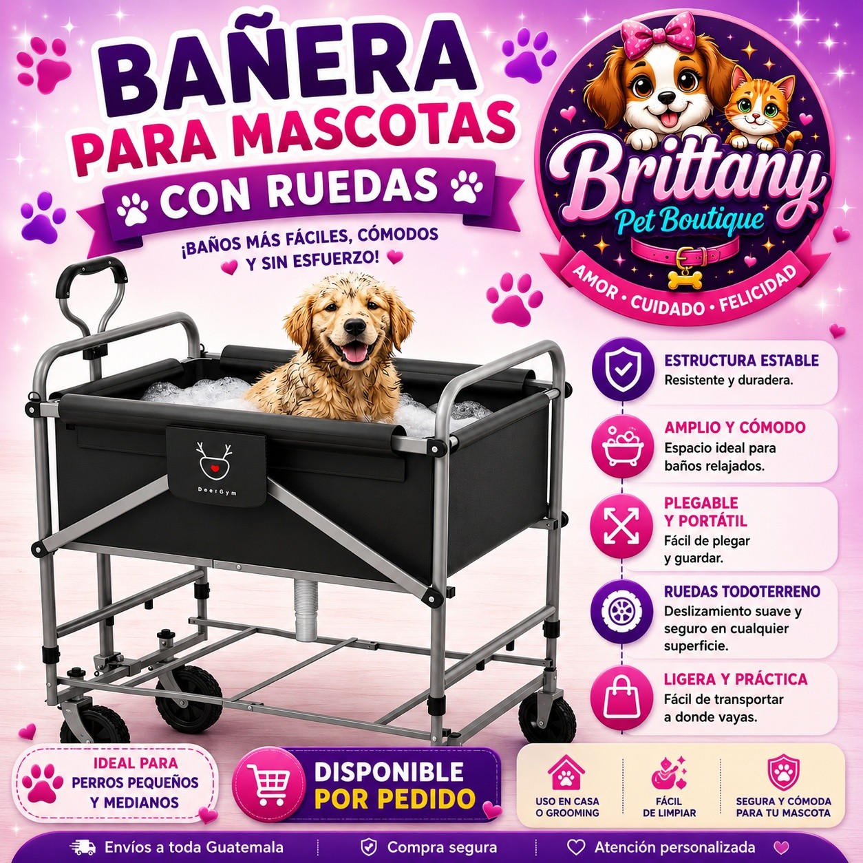 Brittany Pet Boutique Facebook ad: Lo mejor para tu mascota lo tenemos aquí…