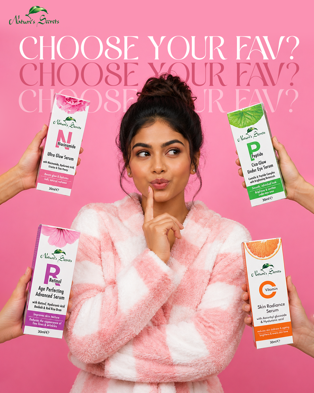 Nature’s Secrets Herbal Cosmetics Facebook ad
