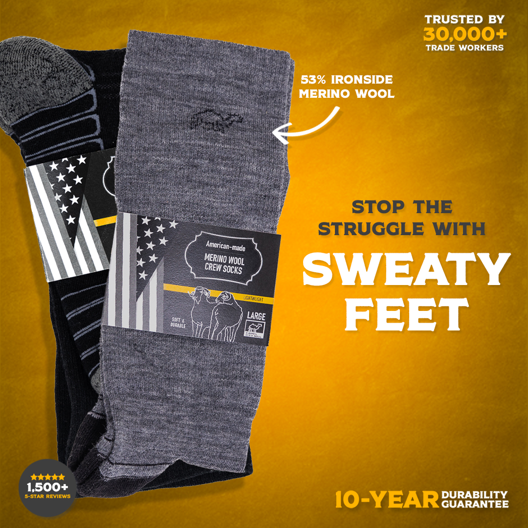 Camel City Mill Work Socks Facebook ad