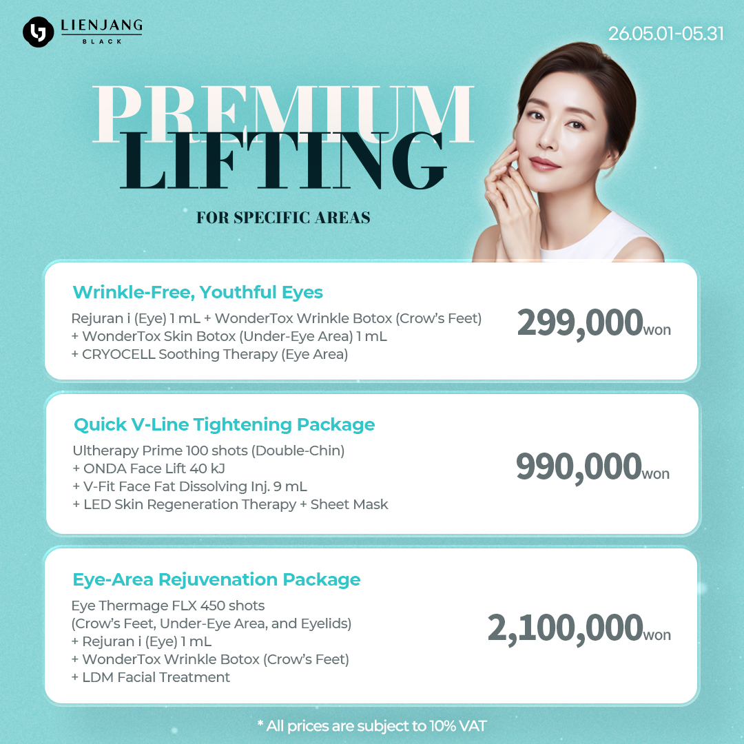Lienjang Plastic Surgery - English Facebook ad: Experience the next level of Korean anti-aging treatments…