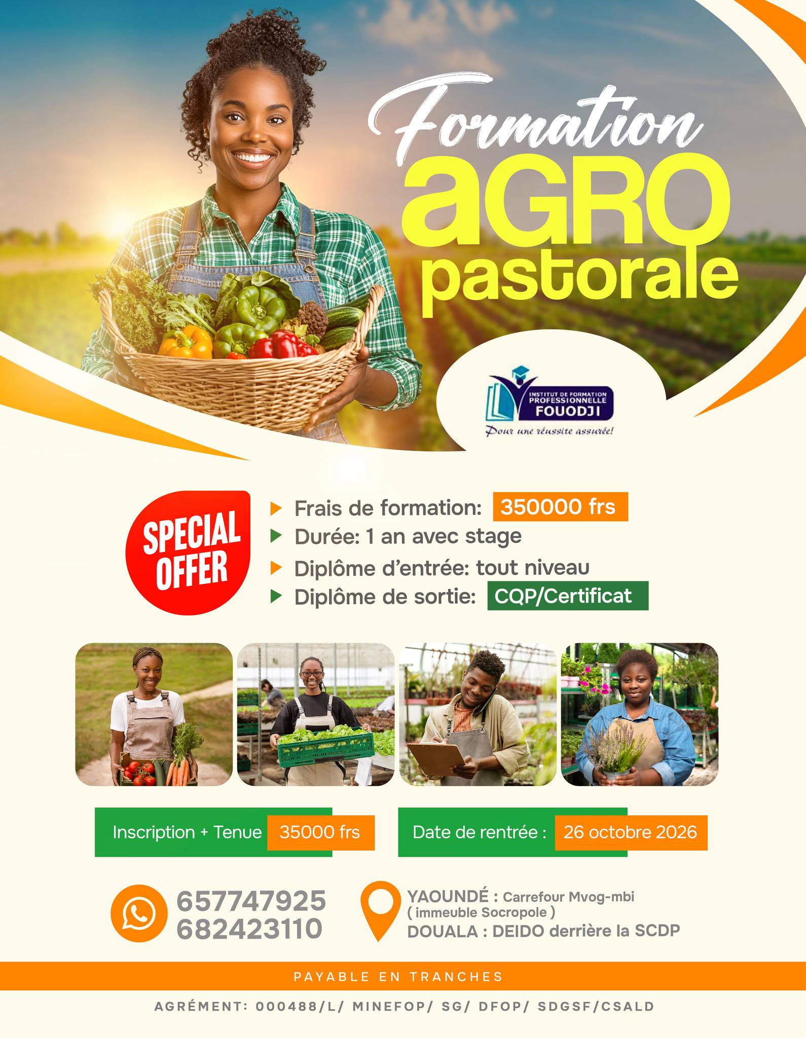 Institut de Formation Professionnelle Fouodji - IFPF Facebook ad