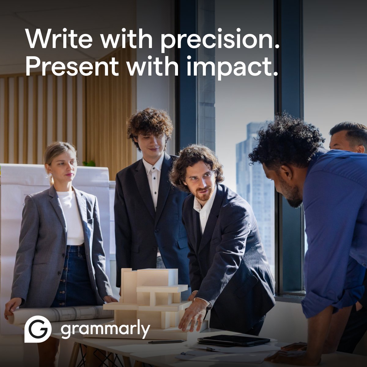 Grammarly Facebook ad