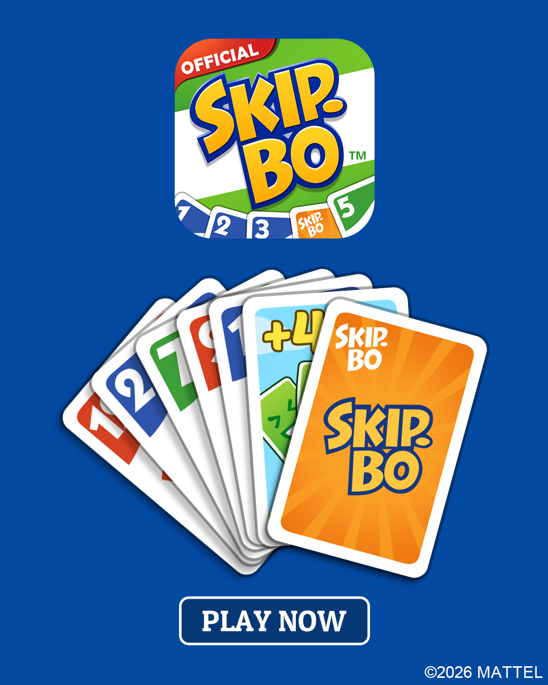 Skip-Bo Mobile Facebook ad: Skip-Bo: Solitaire Card Game