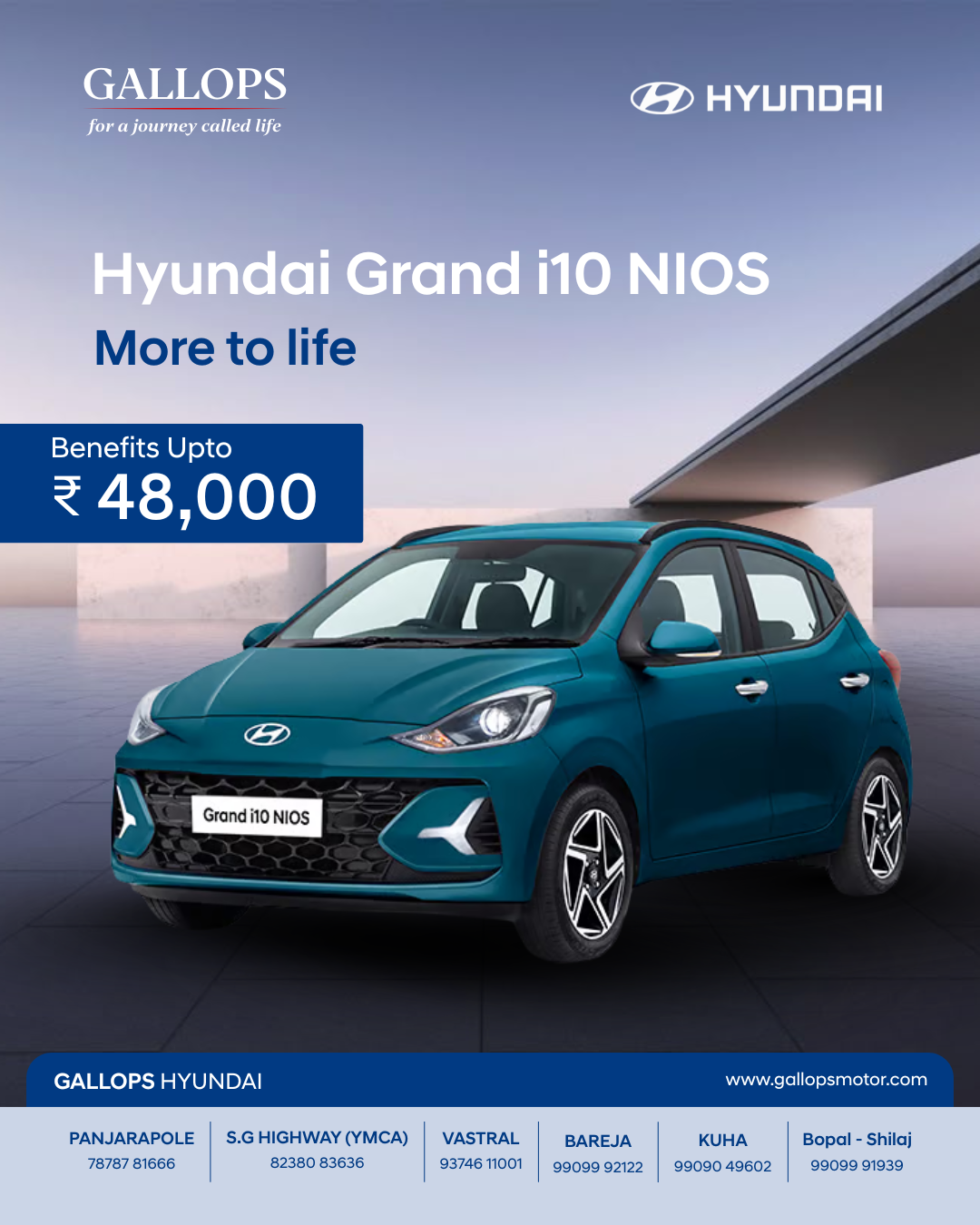Gallops Hyundai Facebook ad: Drive Home the New Hyundai Nios