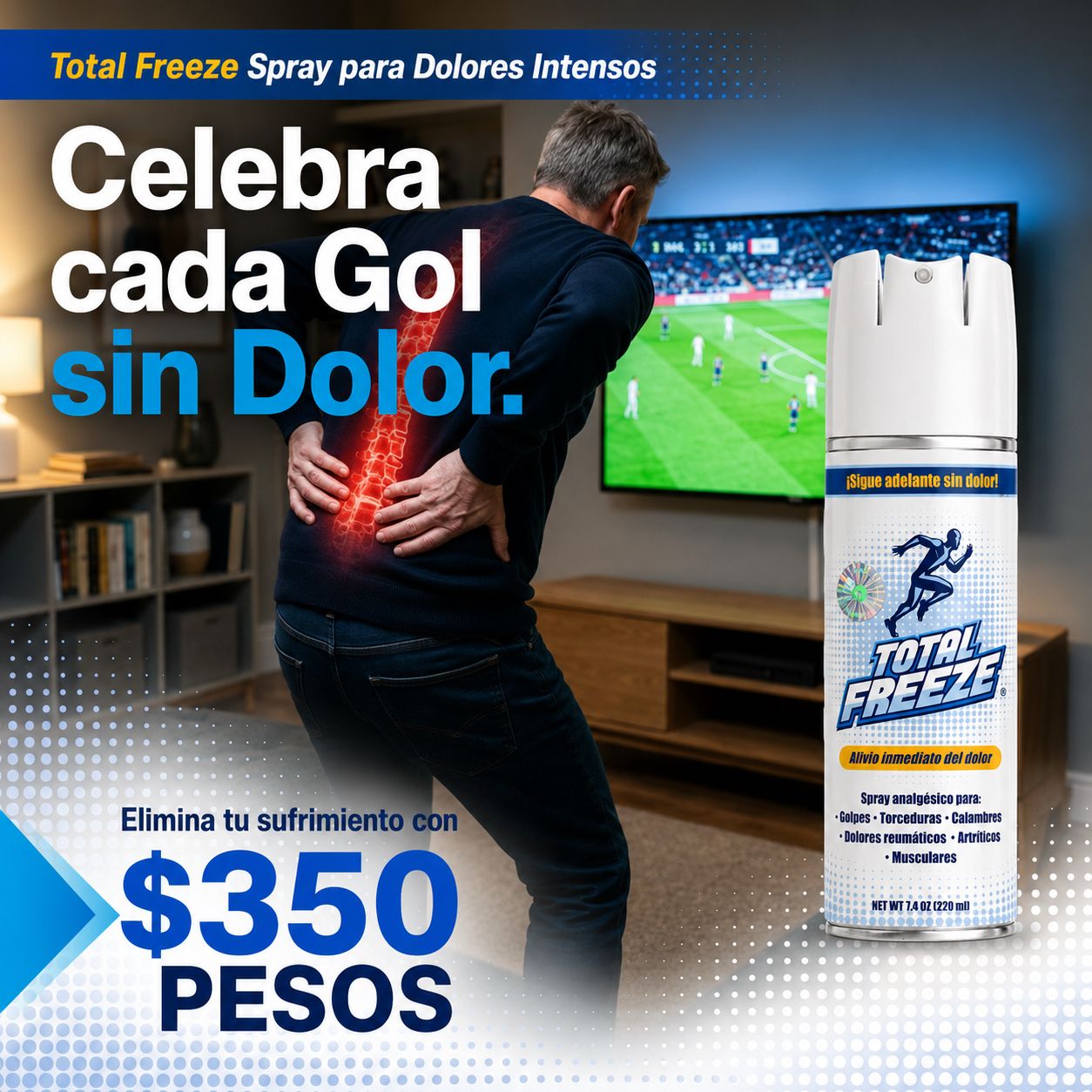 Total Freeze MX Facebook ad: Envío GRATIS