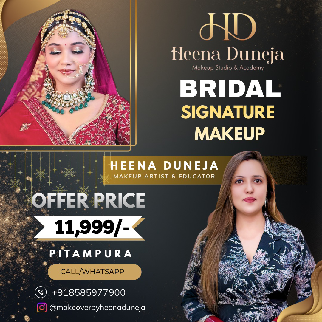 Heena Duneja Makeup Studio & Academy Facebook ad