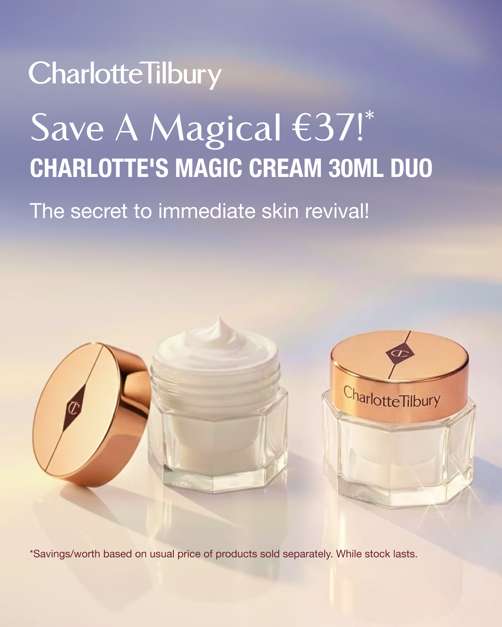Charlotte Tilbury Skincare Facebook ad