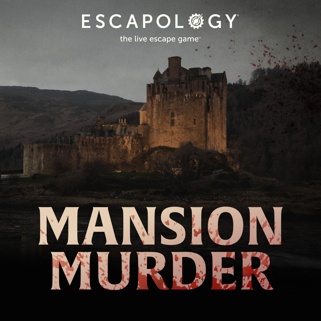 Escapology Escape Rooms - Columbus GA Facebook ad: Can You Escape the Mansion?