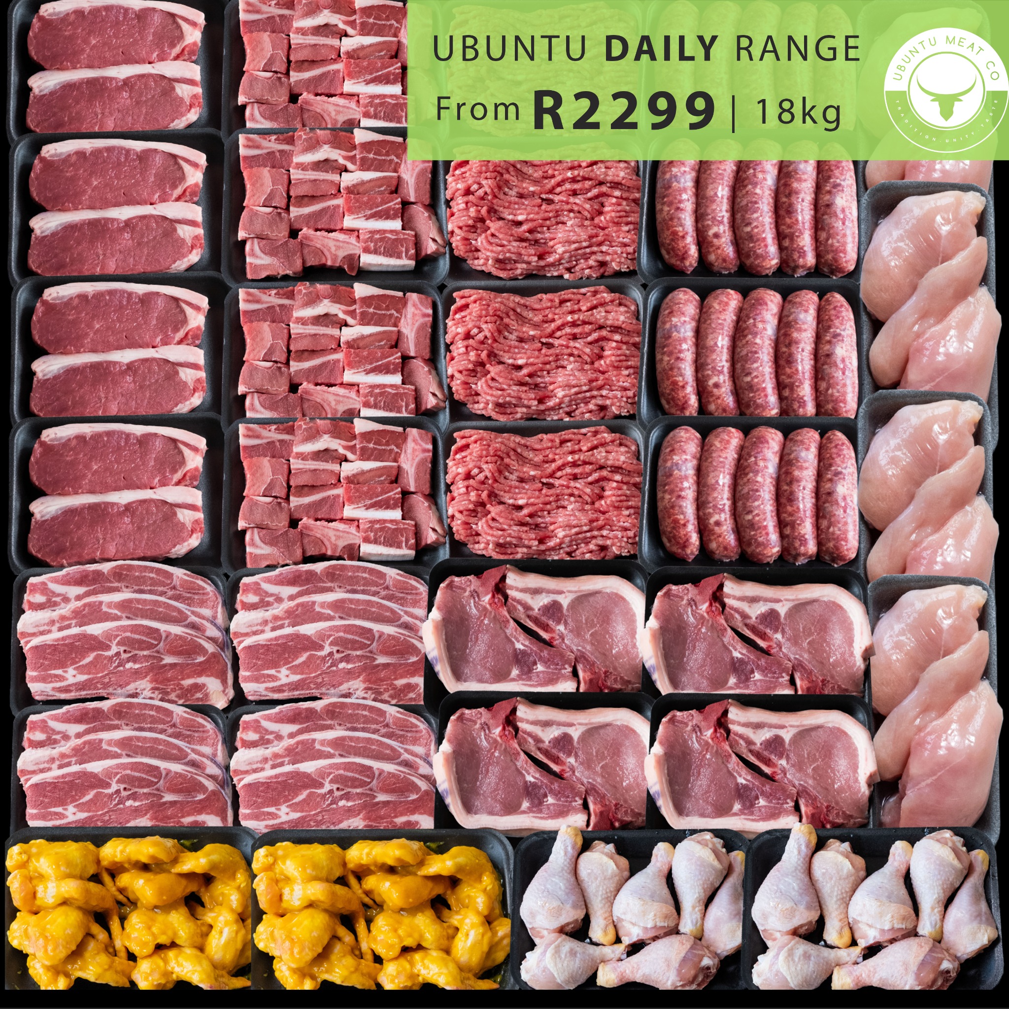 Ubuntu Meat Co Facebook ad: Ubuntu DAILY Range