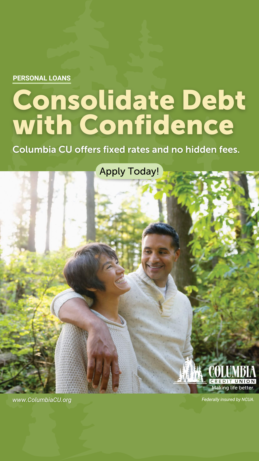 Columbia Credit Union Facebook ad