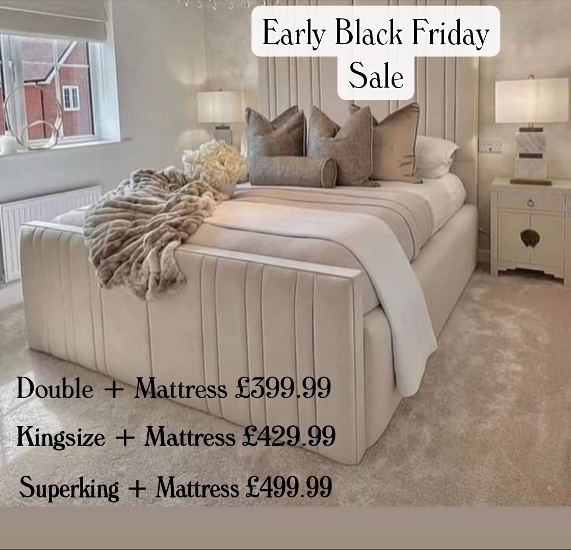 Victoria Beds Limited Facebook ad: Your dream bedroom starts here.