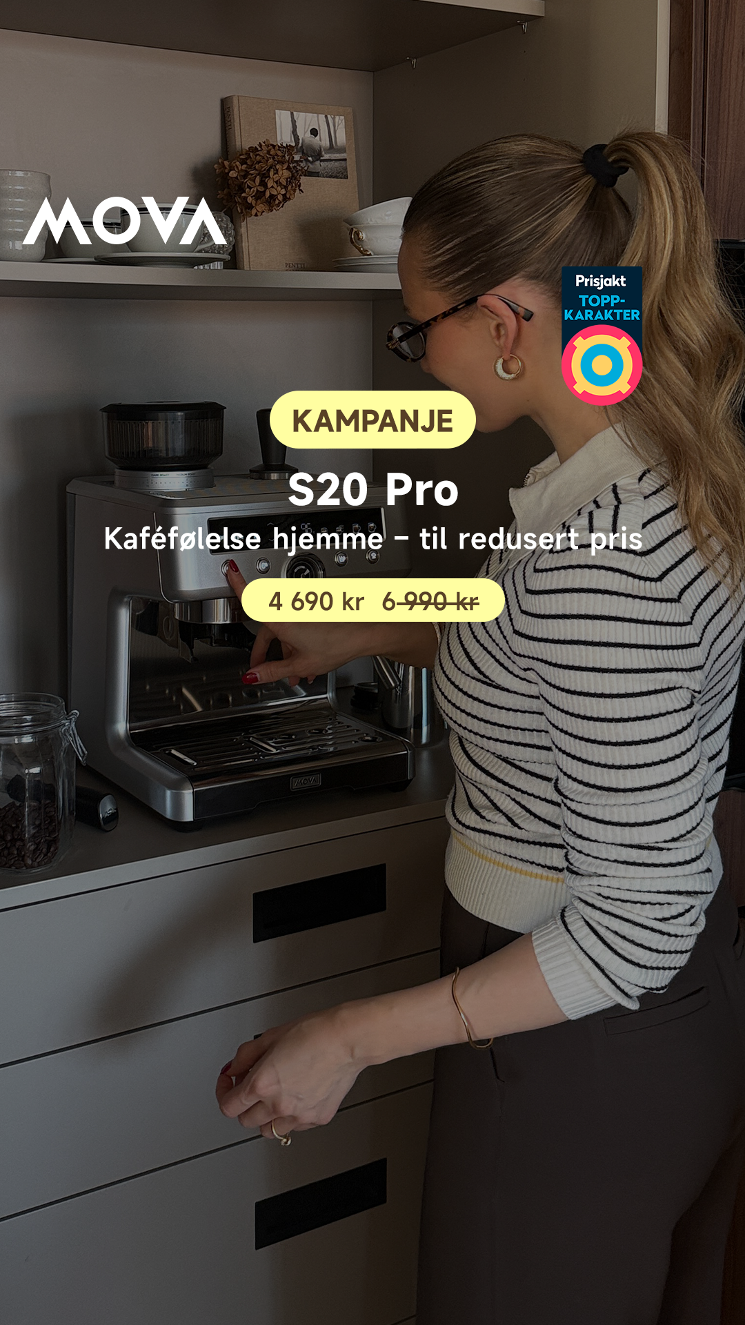 Mova Nordics Facebook ad from Apr 7, 2026