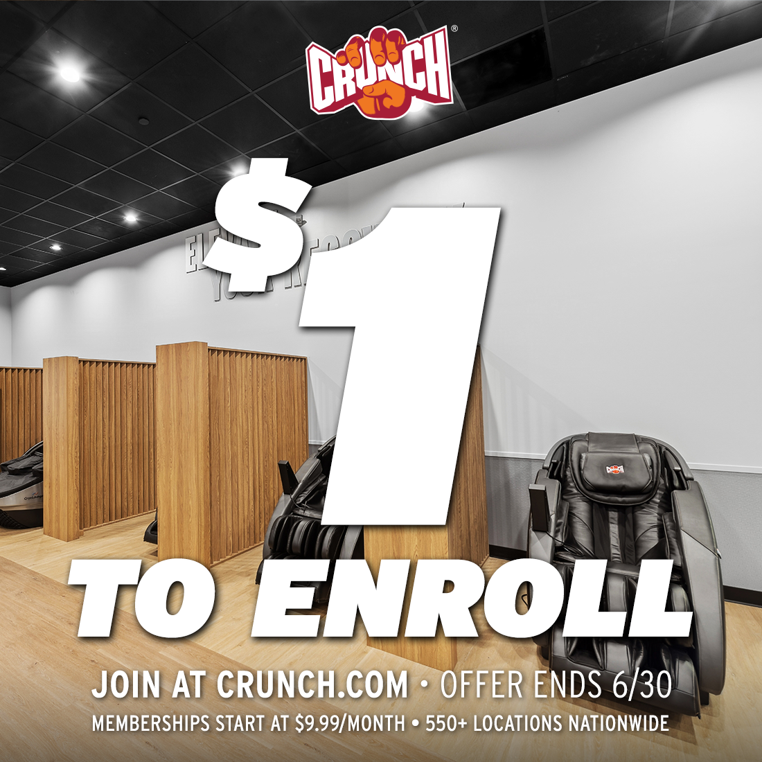 Crunch Fitness - Coral Ridge Facebook ad from Jun 2, 2026
