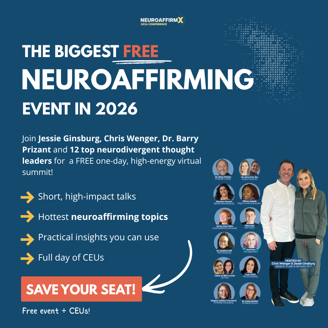 Speech Dude Facebook ad: Free Neuroaffirming Summit