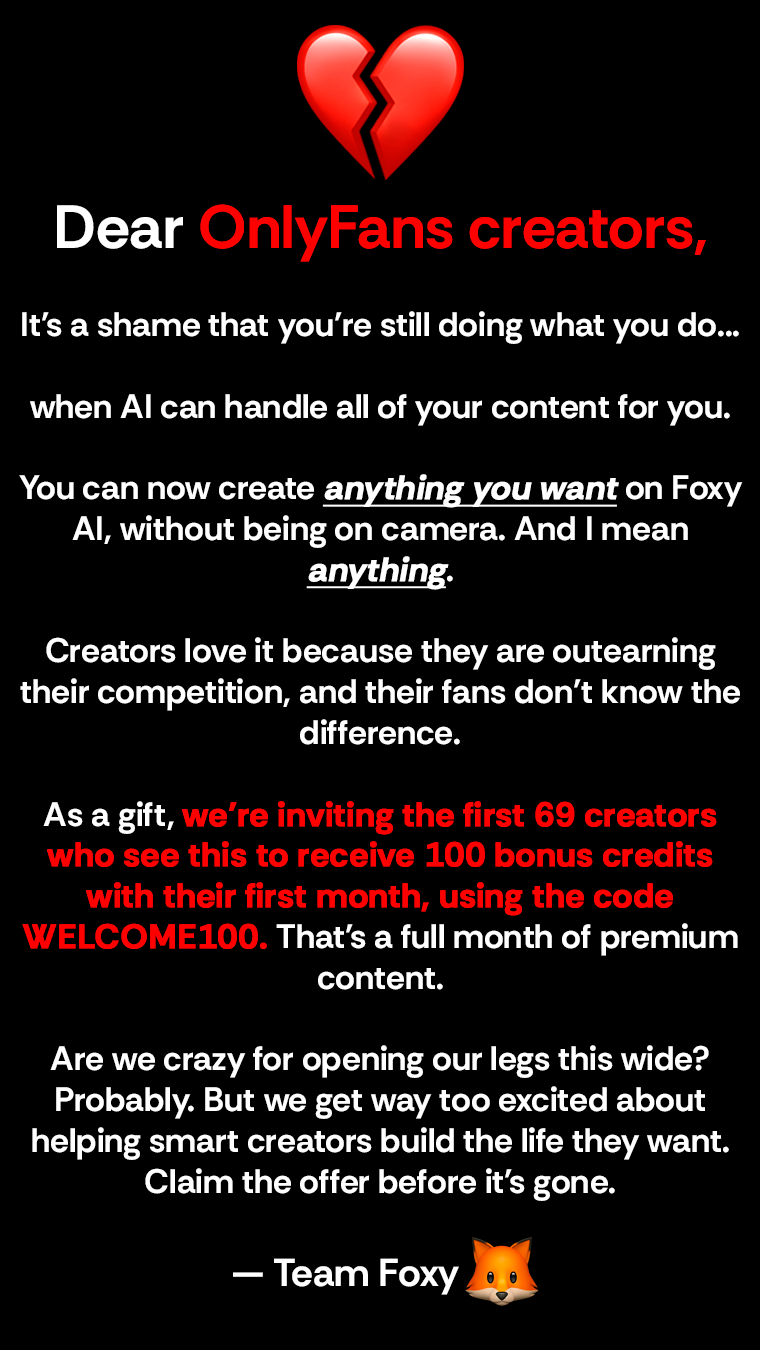 Foxy.ai Facebook ad