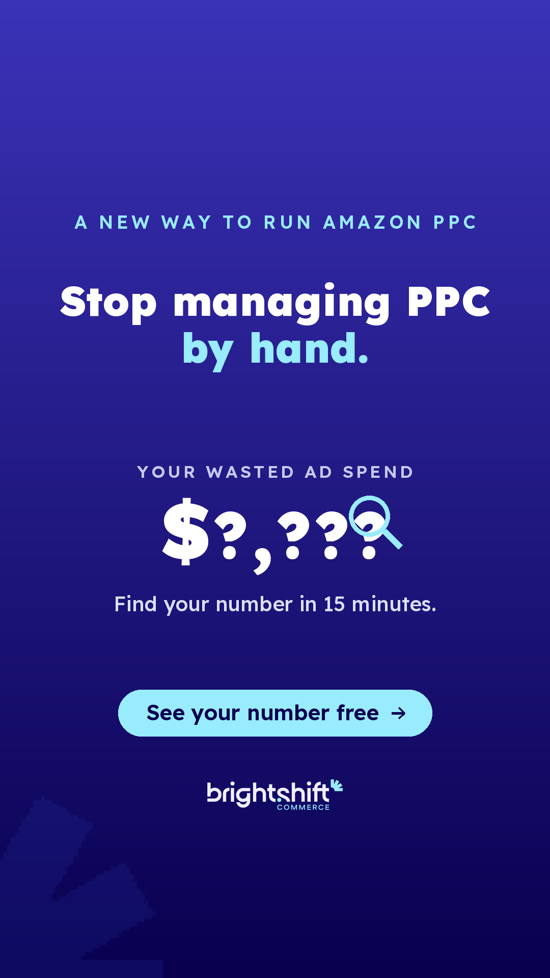Brightshift Commerce Facebook ad from Jul 1, 2026