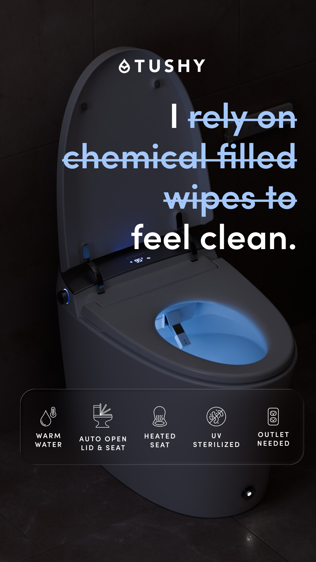 TUSHY Facebook ad