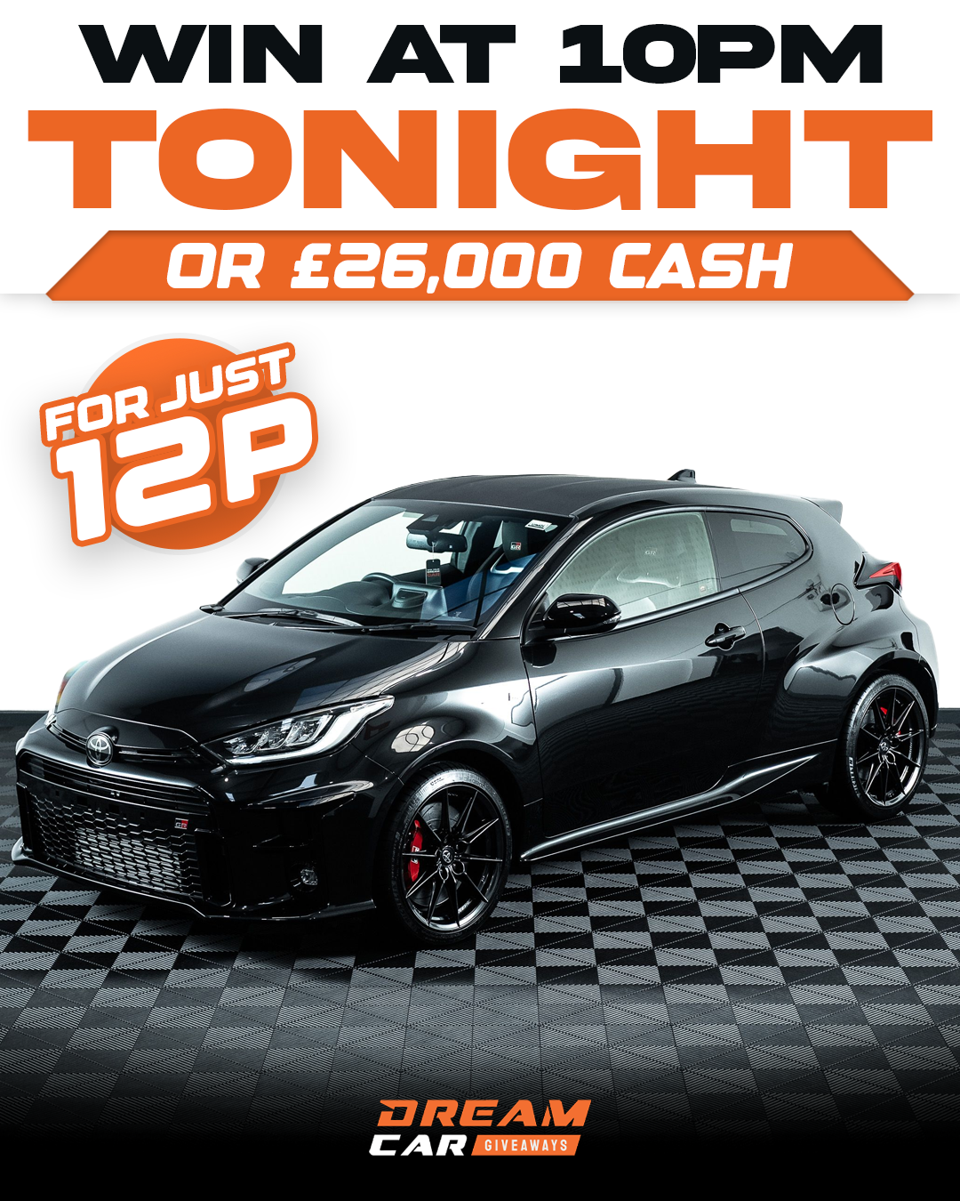 Dream Car Giveaways Facebook ad
