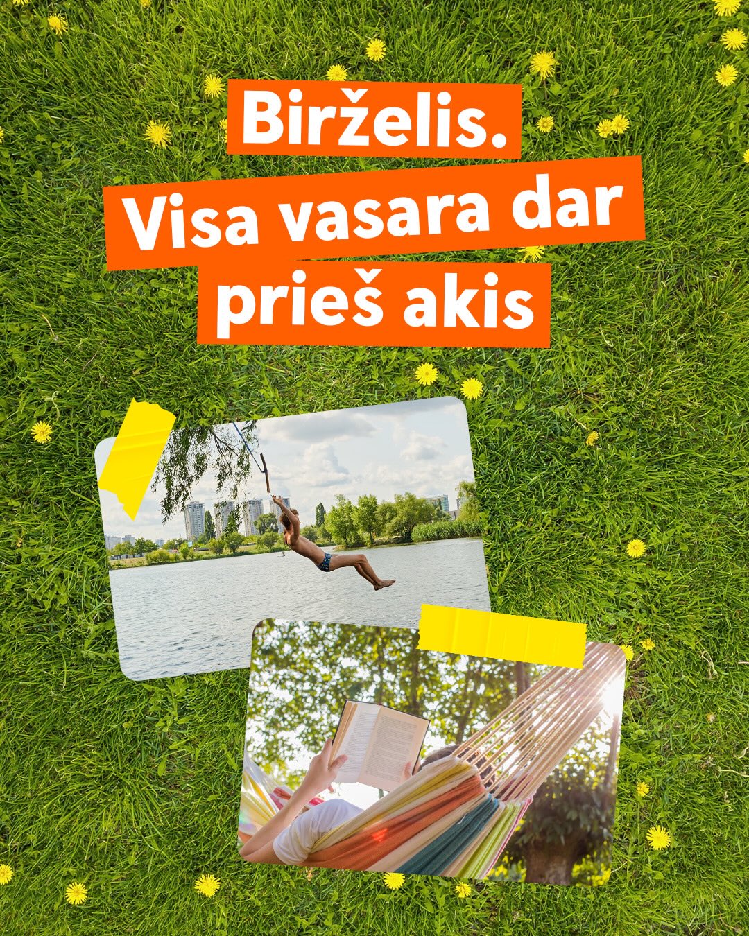 Swedbank Jaunimo programa Facebook ad: Vasaros planai dažniausiai prasideda nuo svajonės.