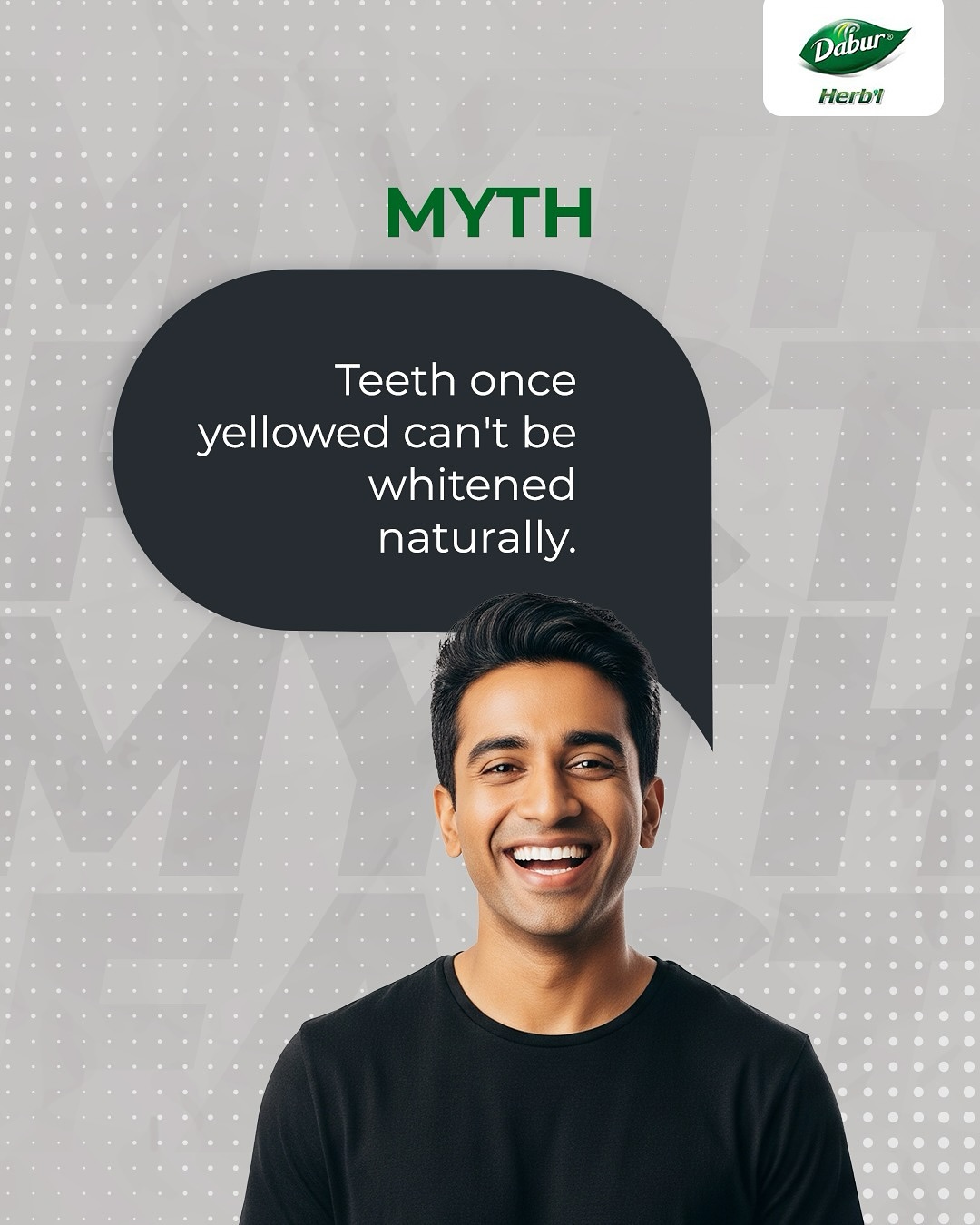 Yuvisays Facebook ad: Brighten up your smile naturally.