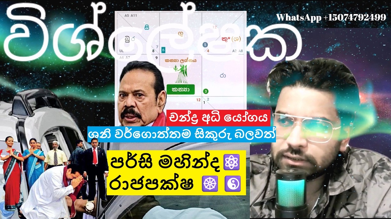 The Analyst-විශ්ලේෂක Facebook ad: පර්සි මහින්ද රාජපක්ෂ චන්ද්ර අධි යෝගය ශනි වර්ගොත්තම සිකුරු…