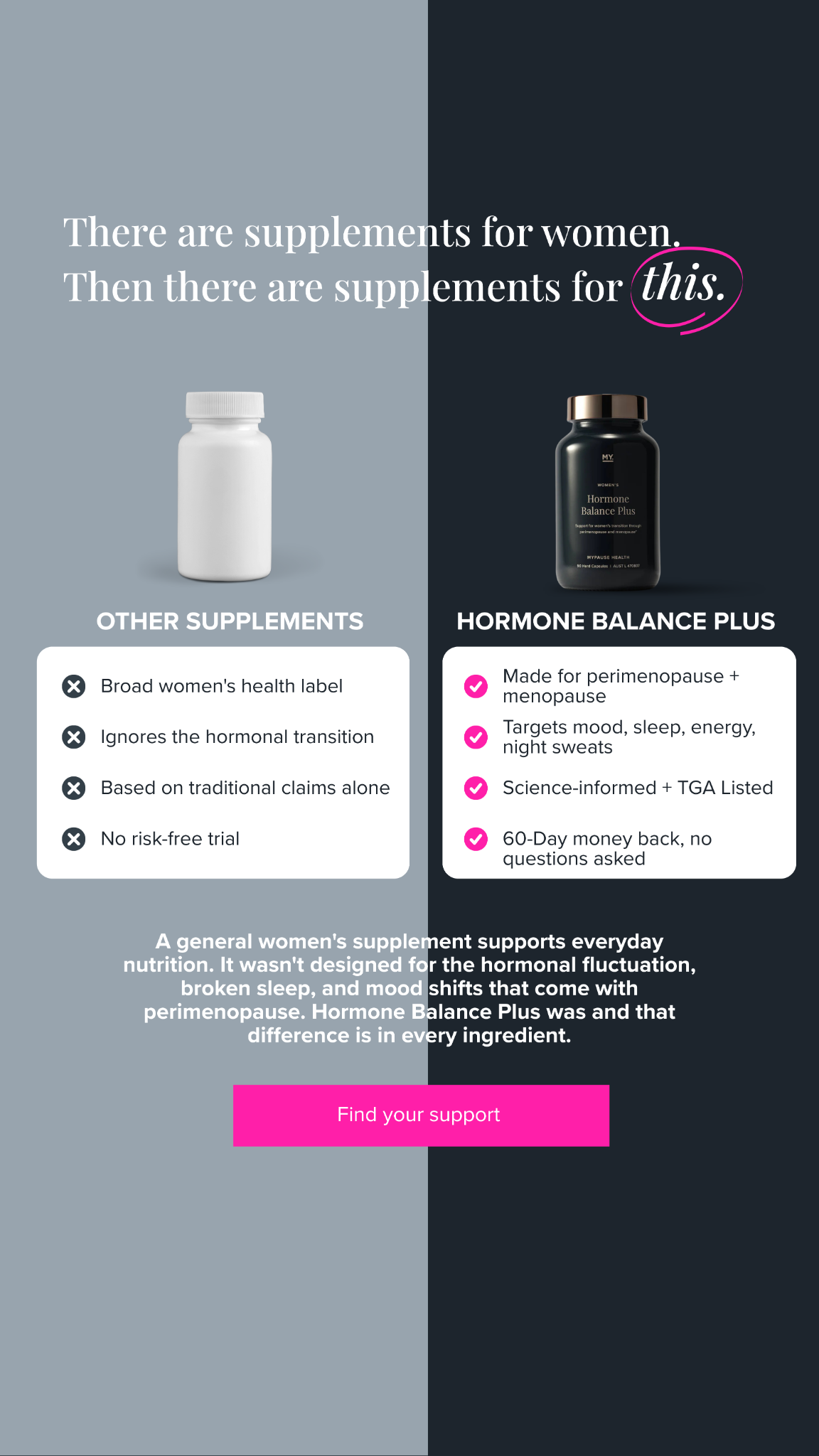 MyPause Health Facebook ad