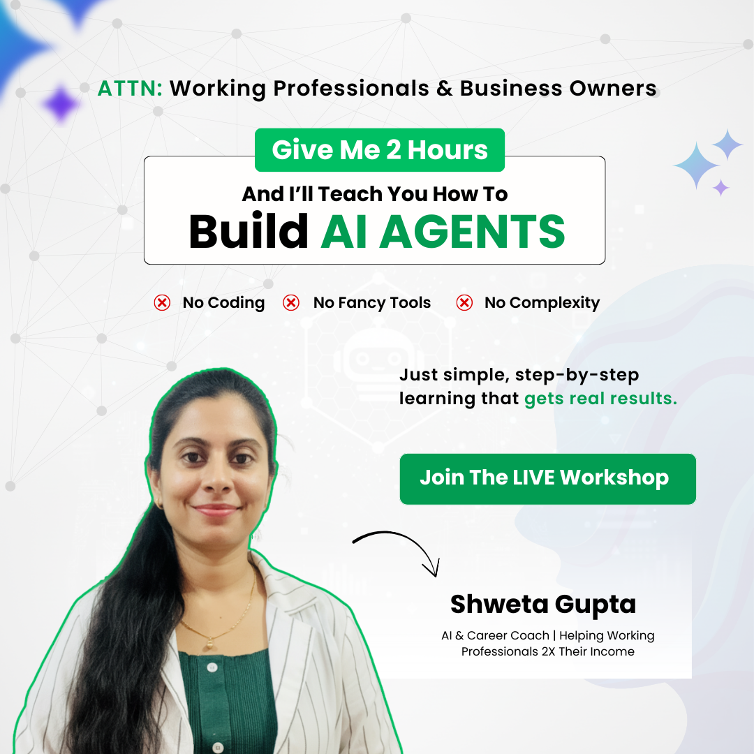 Career Coach Shweta Gupta Facebook ad