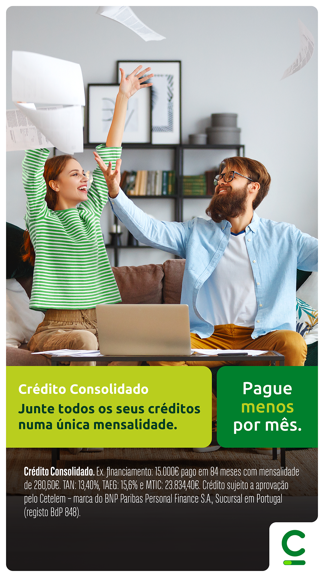 Cetelem Portugal Facebook ad
