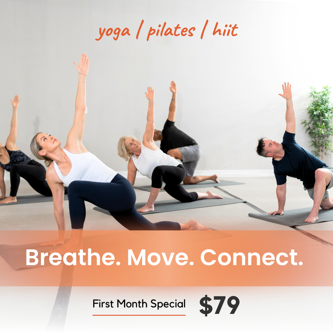 Yoga 360 Facebook ad: Yoga, Pilates, and HIIT at Your Own Pace
