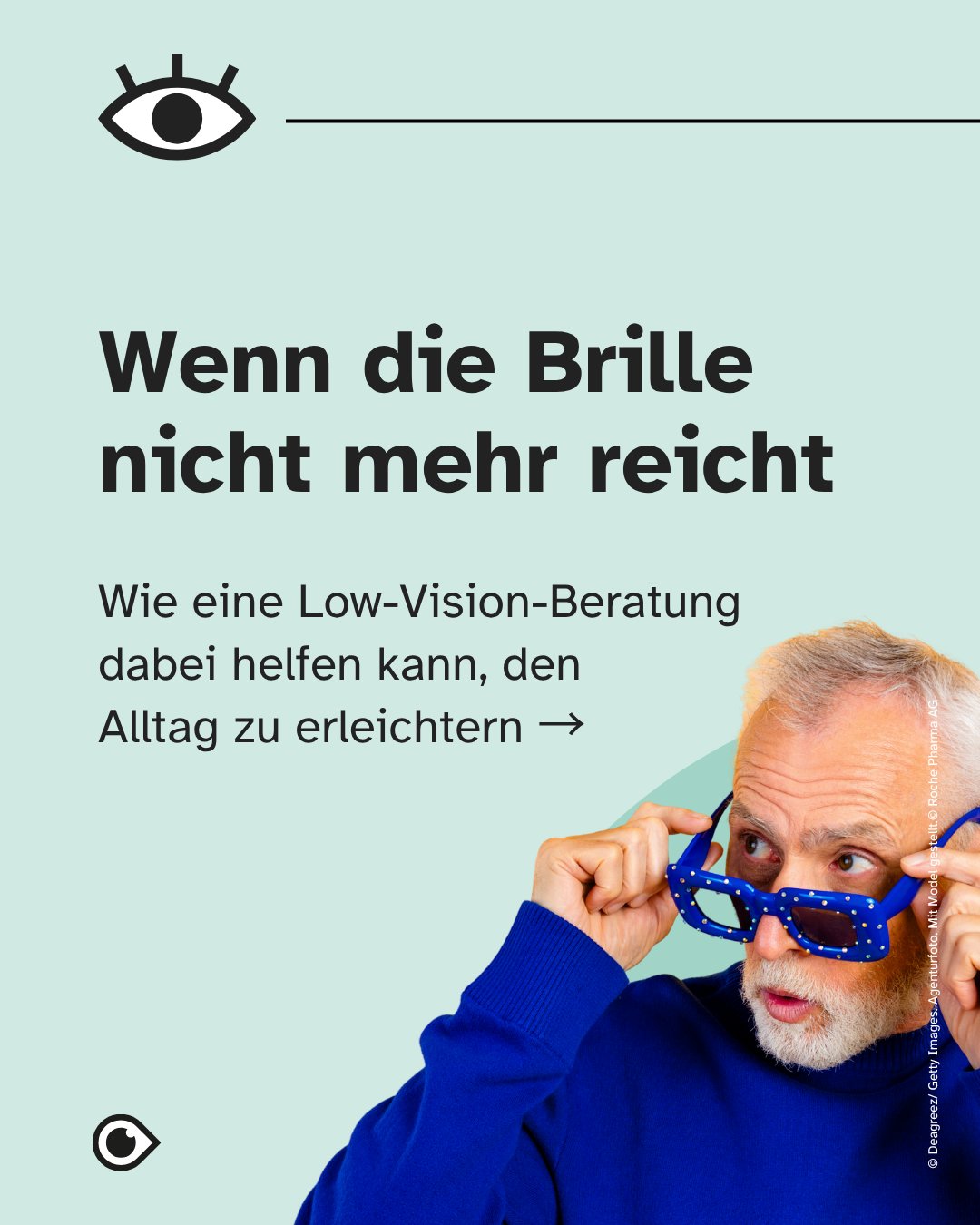 MeineAugenblicke.de Facebook ad: Wenn eine Sehbehinderung den Alltag erschwert und die…