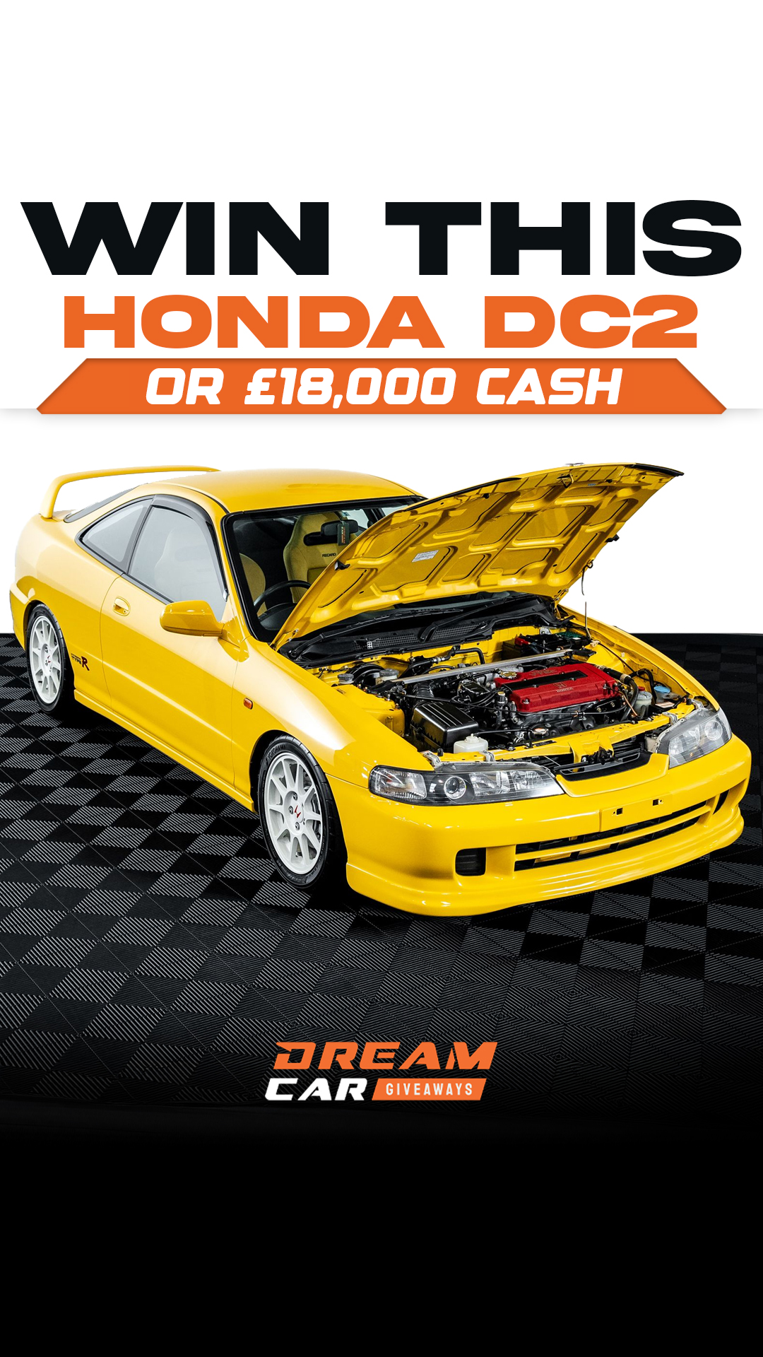 Dream Car Giveaways Facebook ad
