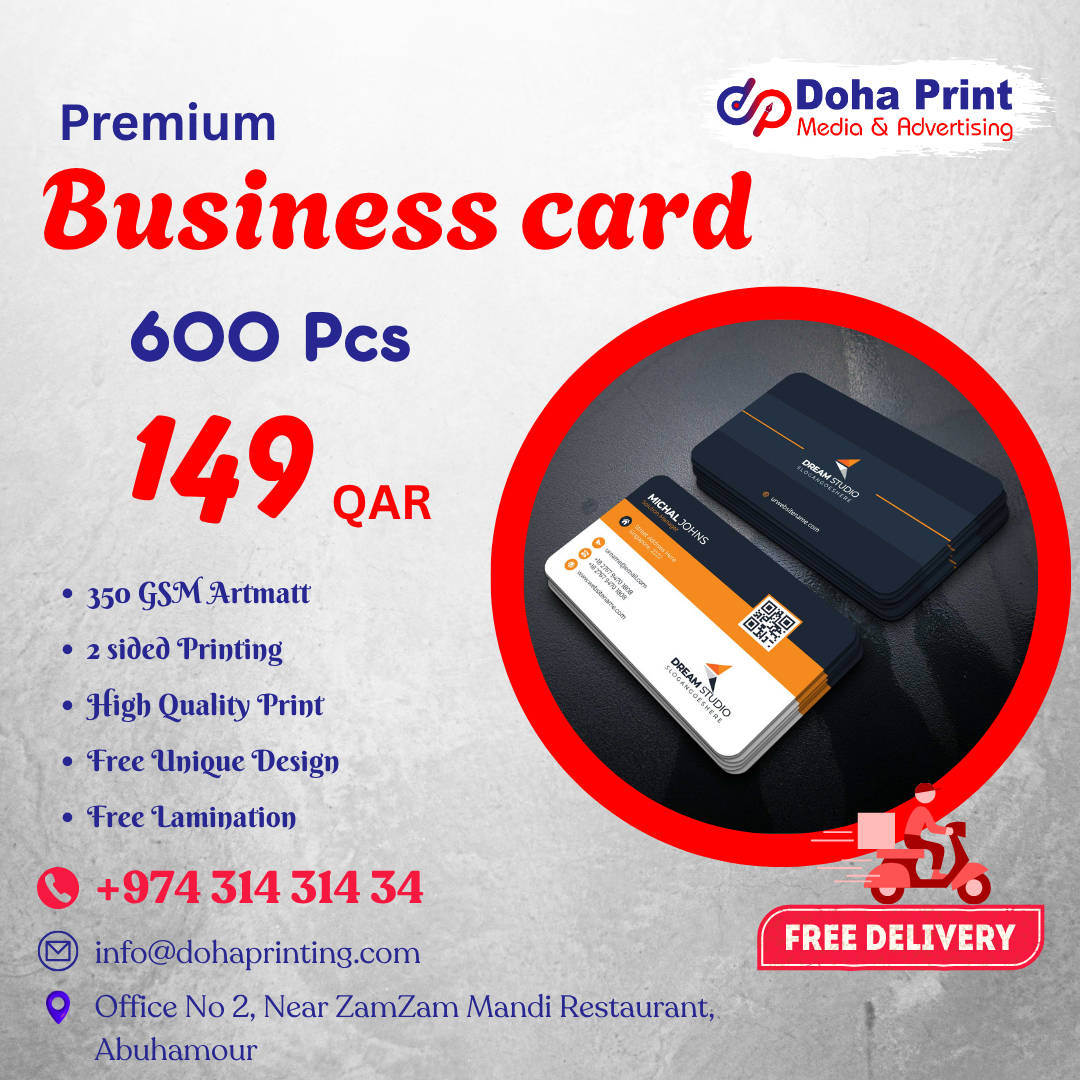 Doha Printing Facebook ad: Chat with us