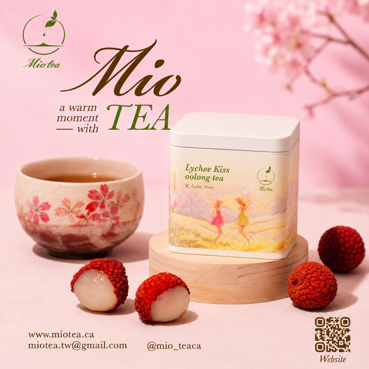 Mio Tea Facebook ad: All Tea Lovers! Get 10% OFF Your First Order